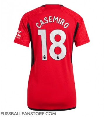 Manchester United Casemiro #18 Replik Heimtrikot Damen 2023-24 Kurzarm